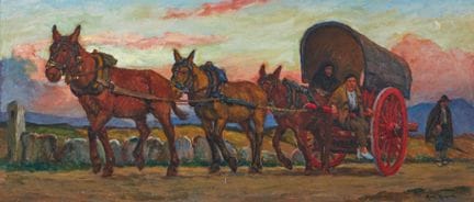 René Maxime CHOQUET (1872-1958)
"Le chariot"
Huile