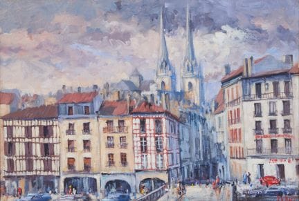 Irkus ROBLES (né en 1937)
"Bayonne"
Huile sur toil