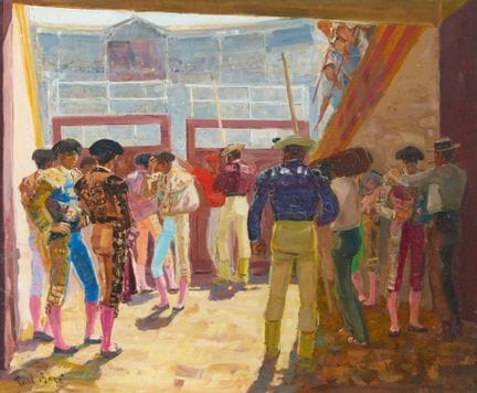 Paul Robert BAZÉ (1901-1985)
"Avant le paseo"
Huil