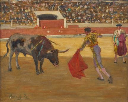 Henri Achille ZO (1873-1933)
"Volapié"
Huile sur t
