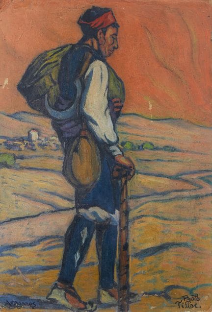 Pablo TILLAC (1880-1969)
"Aragonés - Uomo che camm