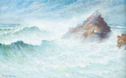 Gaston MOREAU (nato nel 1885)
"La roccia della Ver
