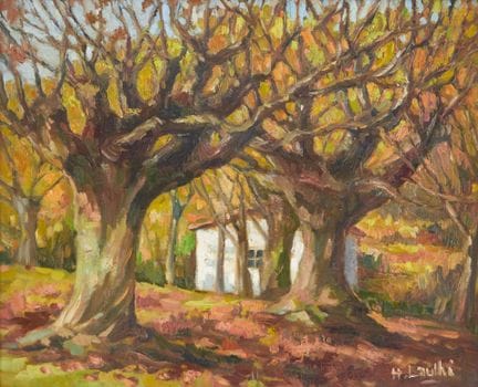 Henri LAULHE (1908-1978)
"Maison dans les bois"
Hu