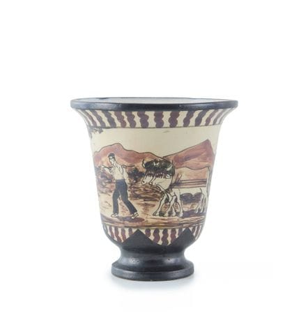 CERAMICA DI CIBOURE
Vaso
Con decorazioni raffigura