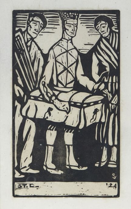 SCUOLA BASCA
"Zamalzain"
Xilografia
39,5 x 25 cm (