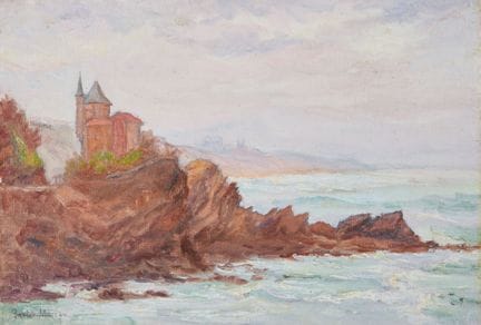 Gaston MOREAU (nato nel 1885)
"Villa Beltza"
Olio 