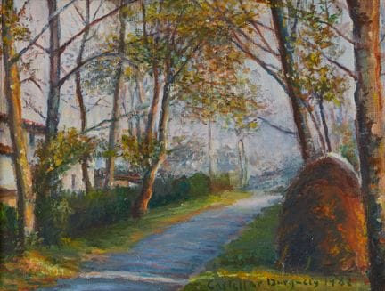 Antonio CASTELLA DURQUETY (1919-1984)
"L'allée"
Hu