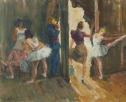 Paul BAZÉ (1901-1985)
"Petits rats de l'opéra"
Hui