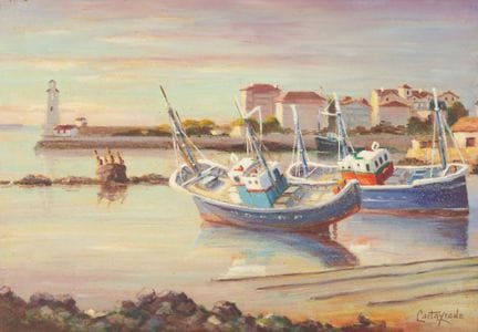 André CARTAYRADE (1921-2016)
"Un tempo a Ciboure..