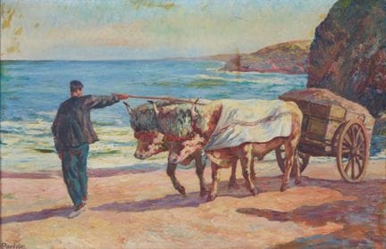 Louis FLOUTIER (1882-1936)
"Il mandriano e la sua 