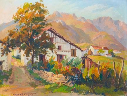 Philippe VEYRIN (1900-1962)
"La ferme basque"
Huil