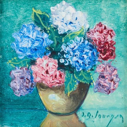Jean-Roger SOURGEN (1883-1978)
"Bouquet d'hortensi