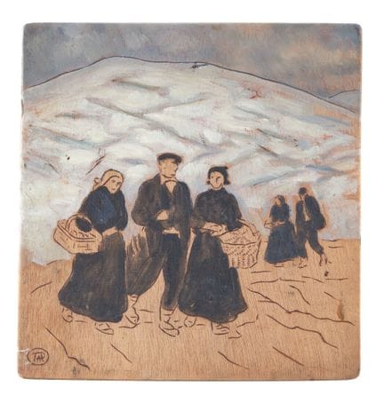 Ricardo ARRUE (1889-1978)
"Dopo il mercato
Olio pi
