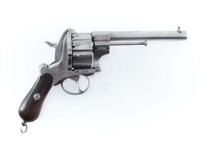 Revolver a perno sistema Chaineux, dieci colpi, ca