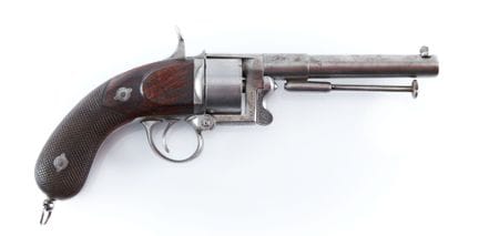 Revolver Devisme, a sei colpi, calibro 12 mm a per