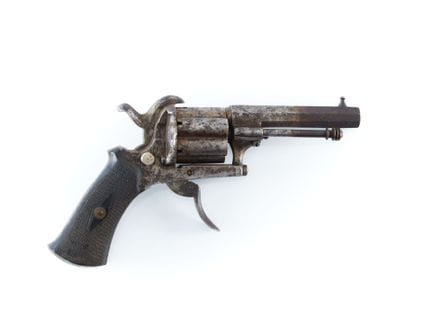 Revolver a percussione, sei colpi, calibro 7 mm, 
