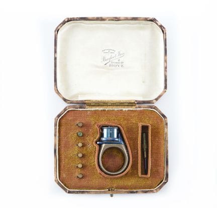 Anello revolver, “Le Petit Protector”, a perno, 6 