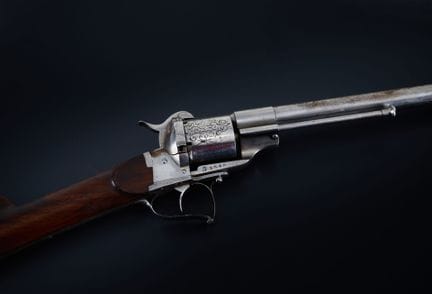 Carabina a revolver Lefaucheux, a sei colpi, calib