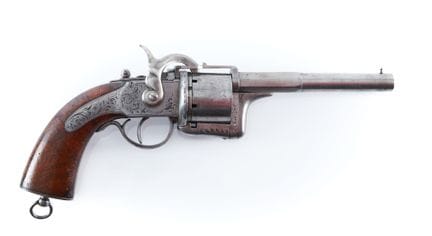 Revolver Eyraud, a sei colpi, calibro 12 mm, a sin