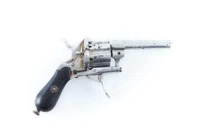 Revolver a perno, sei colpi, calibro 7 mm, doppia 