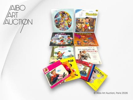 Conjunto de 14 discos:
- Waddingtons, «The World o