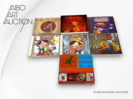 Conjunto de 7 CD de audio:
- Disney, «Las cancione