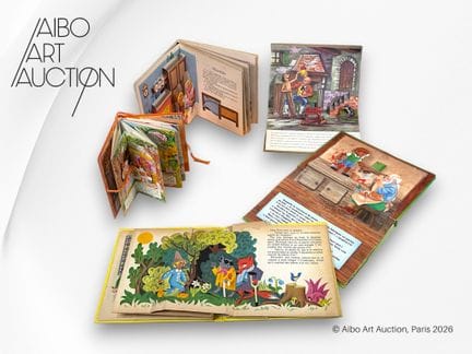 Conjunto de 5 objetos:
- PINOCCHIO. Libro animado 