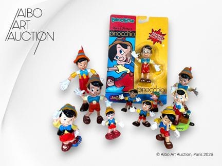 Set di 11 figurine:

- Pinocchio di Walt Disney — 