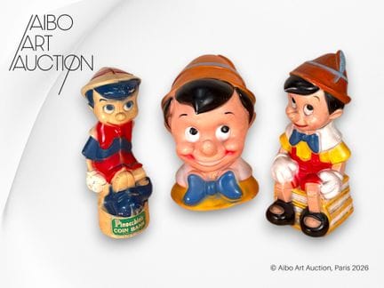 Set di 3 oggetti:
- Pinocchio’s Coin Bank, salvada