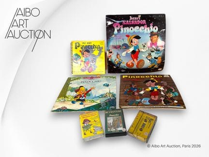 Conjunto de 7 discos y casetes de audio:
- Walt Di