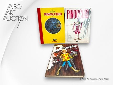 Conjunto de 3 libros:
- Carlo Collodi, *Le avventu