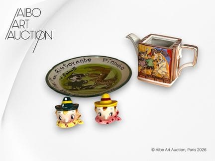 Set of 4 items:
- Plate from the “Buon Ricordo” co