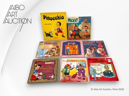 Conjunto de 8 discos:
- PINOCCHIO. Libro-disco con