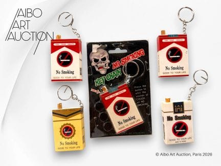 Ensemble de 5 porte-clefs sonores:
- Porte-clés so