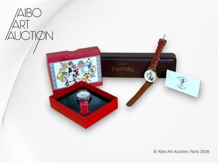 Set of 2 items:
- Disney Pinocchio Ingersoll wrist