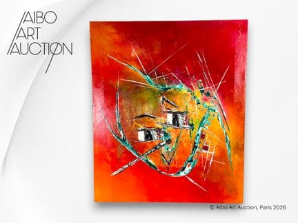 Acrylgemälde auf Leinwand zum Thema Pinocchio, abs