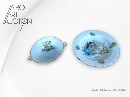 Set of 2 pieces:
- Seltmann Weiden Bavaria, “Elisa