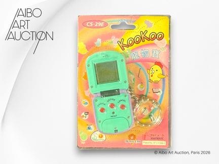 Juego electrónico tipo Tamagotchi.
Juego electróni