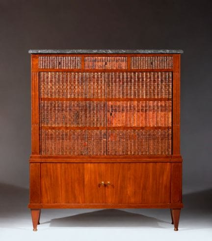 A 19th century trompe-l'œil bookcase cabinet
Front