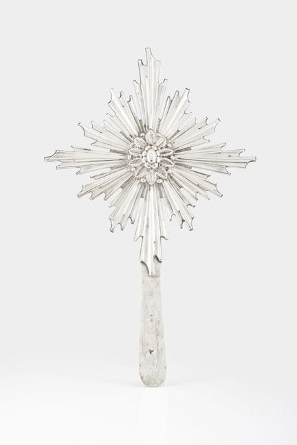 Crucifix brésilien en argent à auréole
Argent
Déco