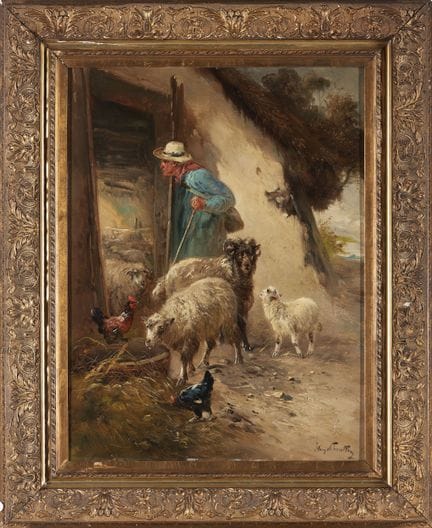 Henry Schouten (1857/64-1927)
«Cuidando las cabras
