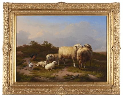Eugène Verboeckhoven (1798/99-1881)
Paysage avec d