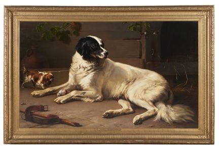 Eugène Verboeckhoven (1798/99-1881)
Un chien de Te