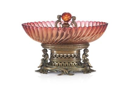 Centre de table Baccarat, modèle « Bambou Tors »
C