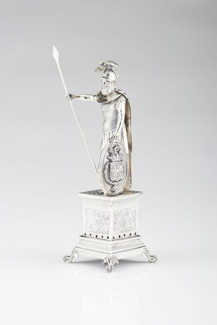Un palillero portugués de plata
Plata 835/000
Figu