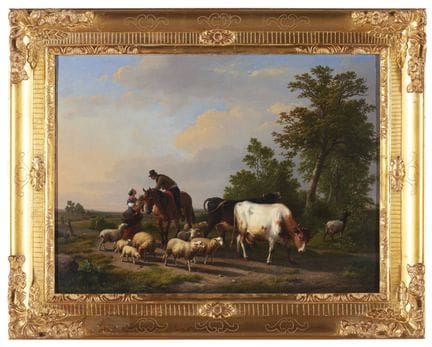 Eugène Verboeckhoven (1798/99-1881)
« Les Rencontr