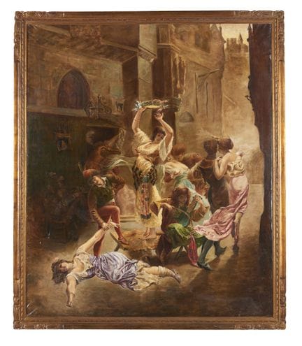 Médard I Tytgat (1871-1948)
Fiesta en el pueblo
Ól