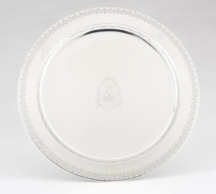 Una bandeja portuguesa de plata
Plata, ley .916
De