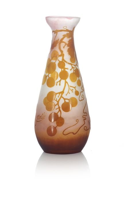 Émille Gallé (1846–1904)
Eine Vase aus Glaspaste i