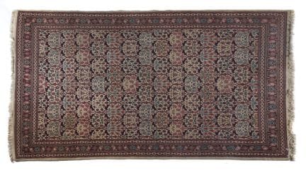 Ein Mud-Teppich, Iran
Wolle und Baumwolle
Blumenmu